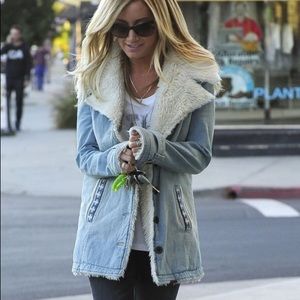 Denim Sherpa Jacket | Poshmark